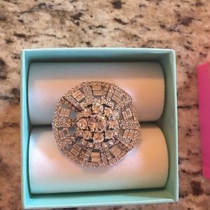 Kate spade rhinestone ring size 6